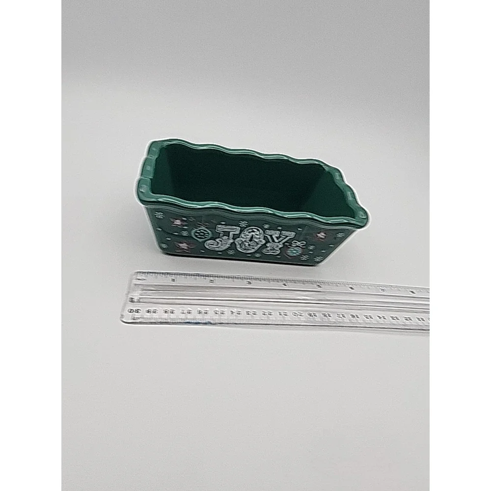 Nantucket Mimi Loaf Holiday Ceramic Pan JOY Christmas Ornament Oven Safe Small